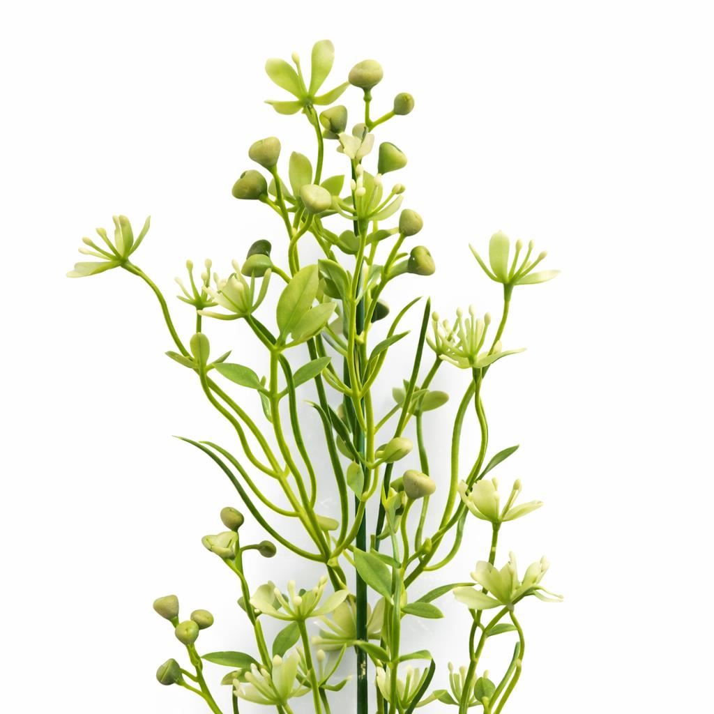 48cm Artificial Wild Berry Blossom Spray Stem Faux Green Floral Filler – image 9