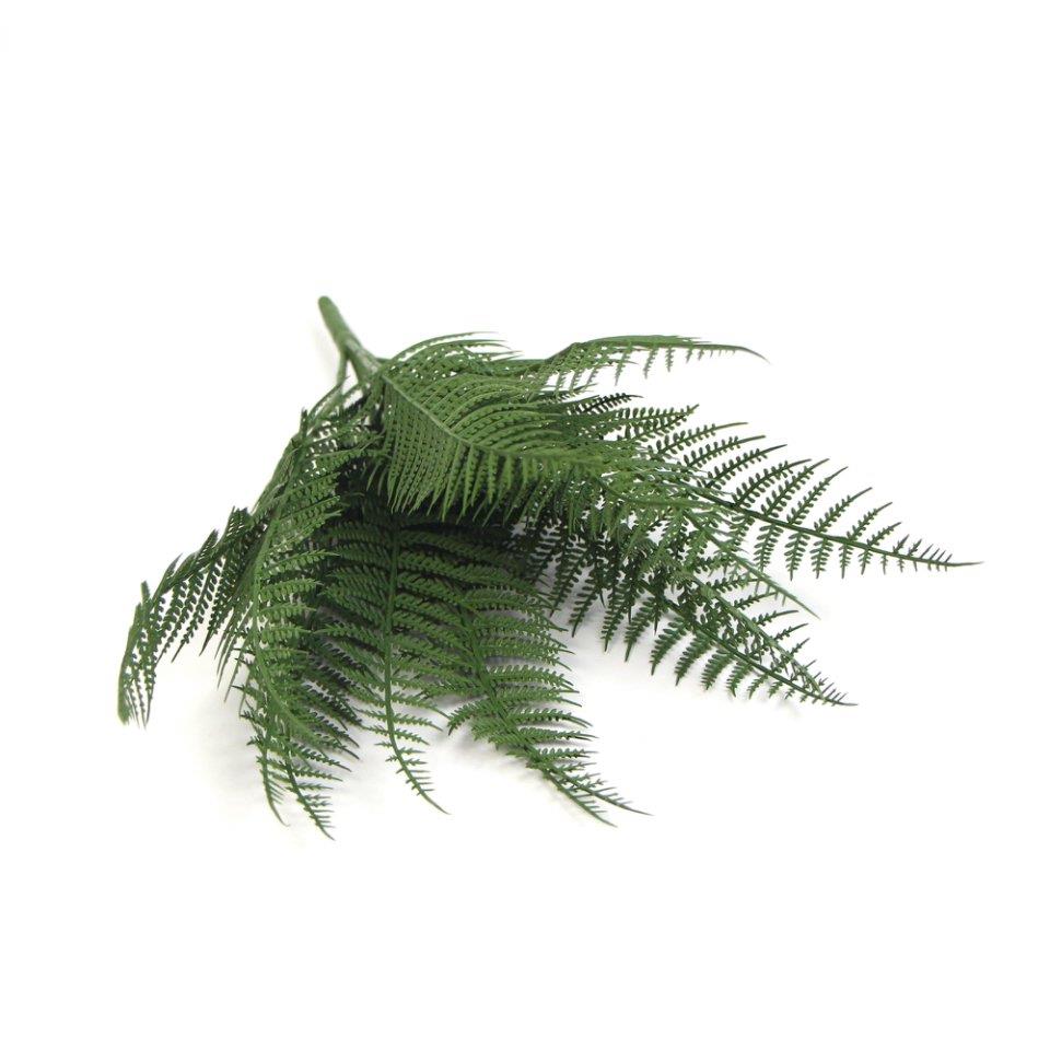 35cm Fire Resistant Artificial Fern Stem – image 2