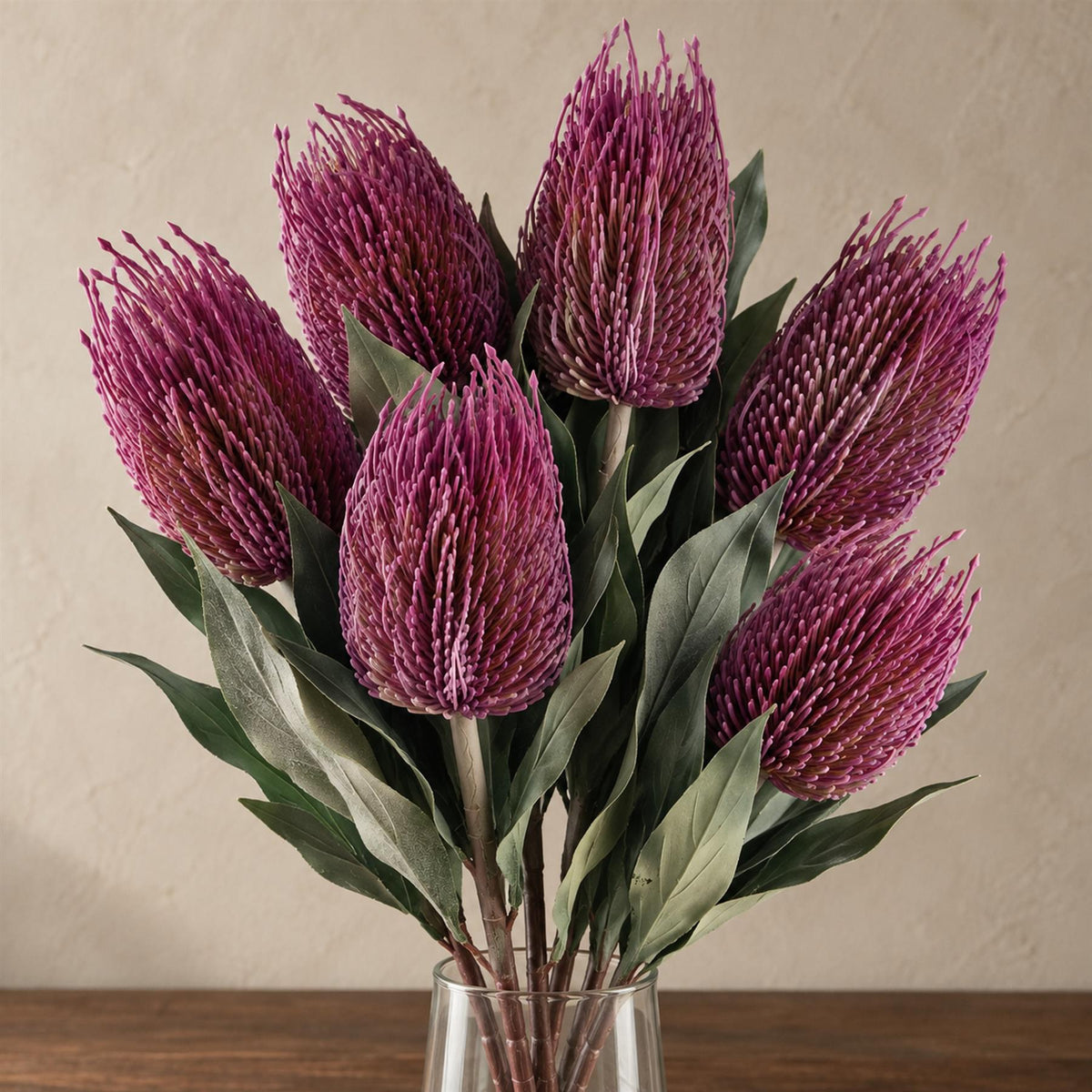 75cm Banksia Menziesii Faux Flower Stem Artificial