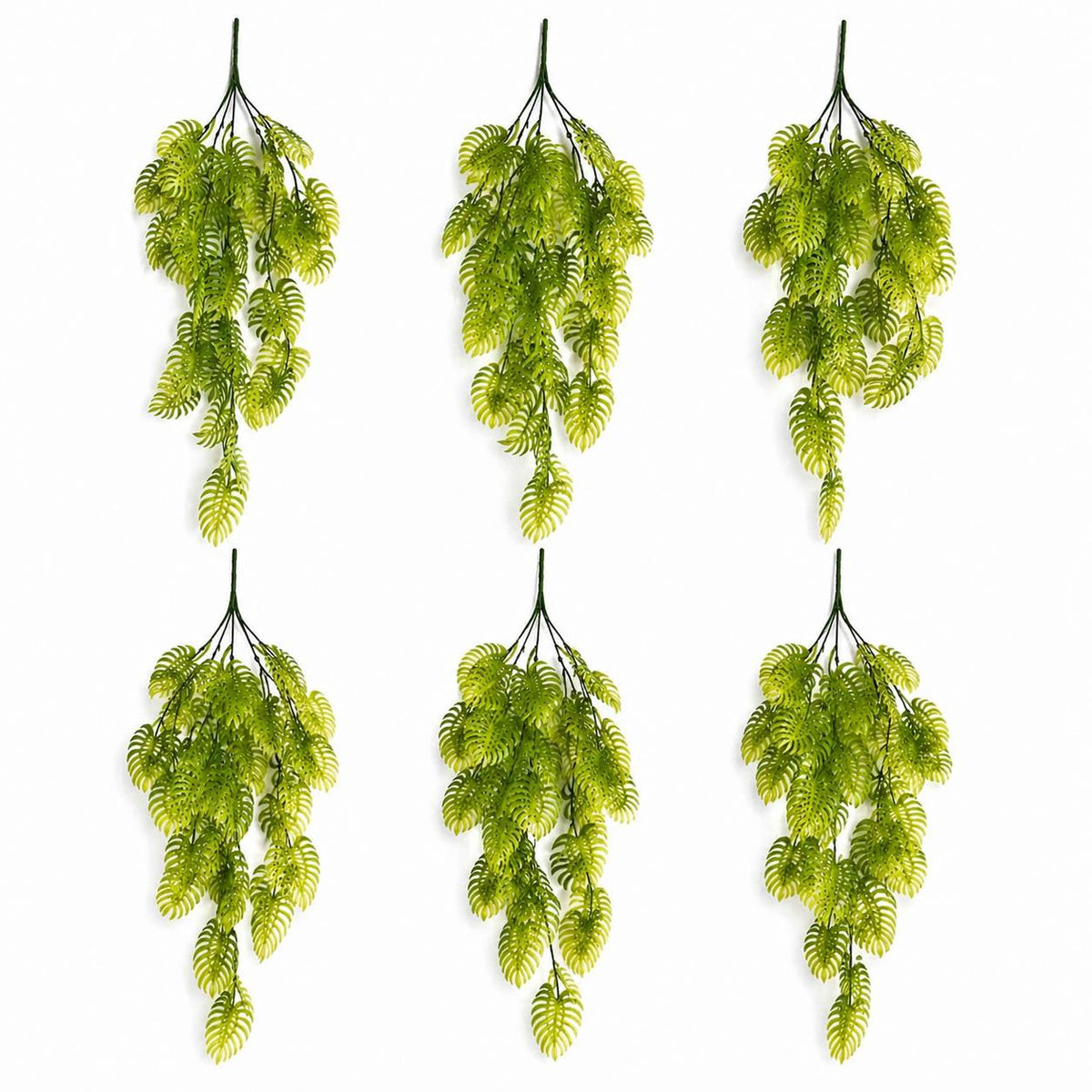 80cm Artificial Trailing Tropical Monstera Plant - Light Green – image 3