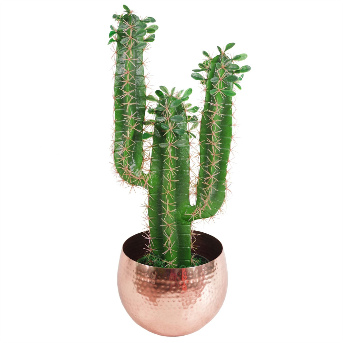 Leaf Large Metal Planter Hammered Handmade - Straight Edge – image 12