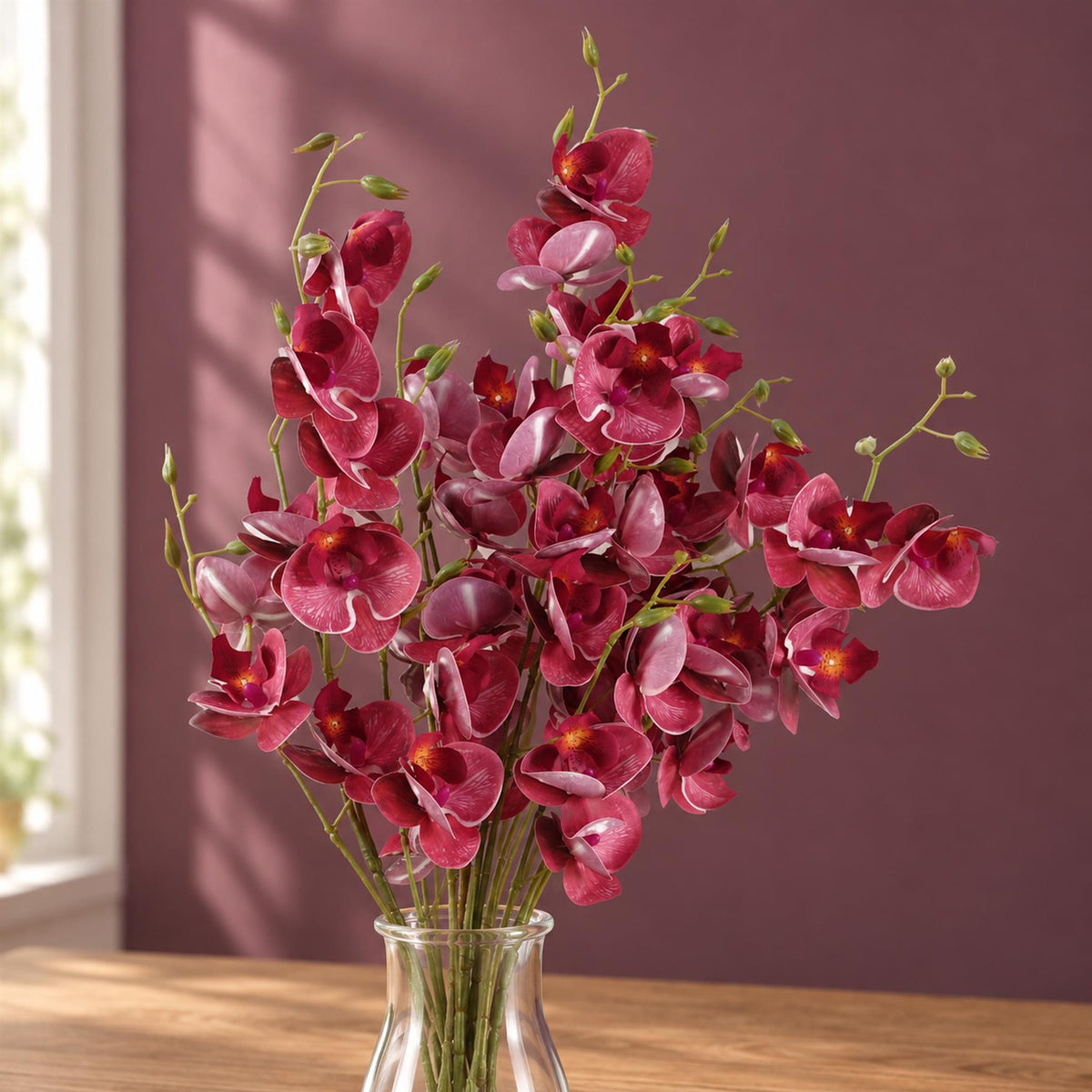 80cm Artificial Mini Orchid Stems