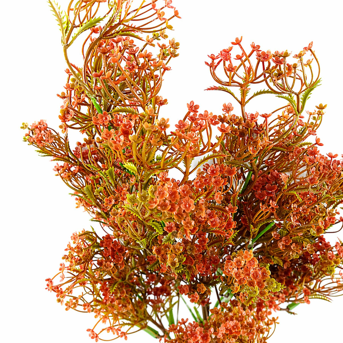 75cm Artificial Coral Berry Spray Bush Stem – image 3
