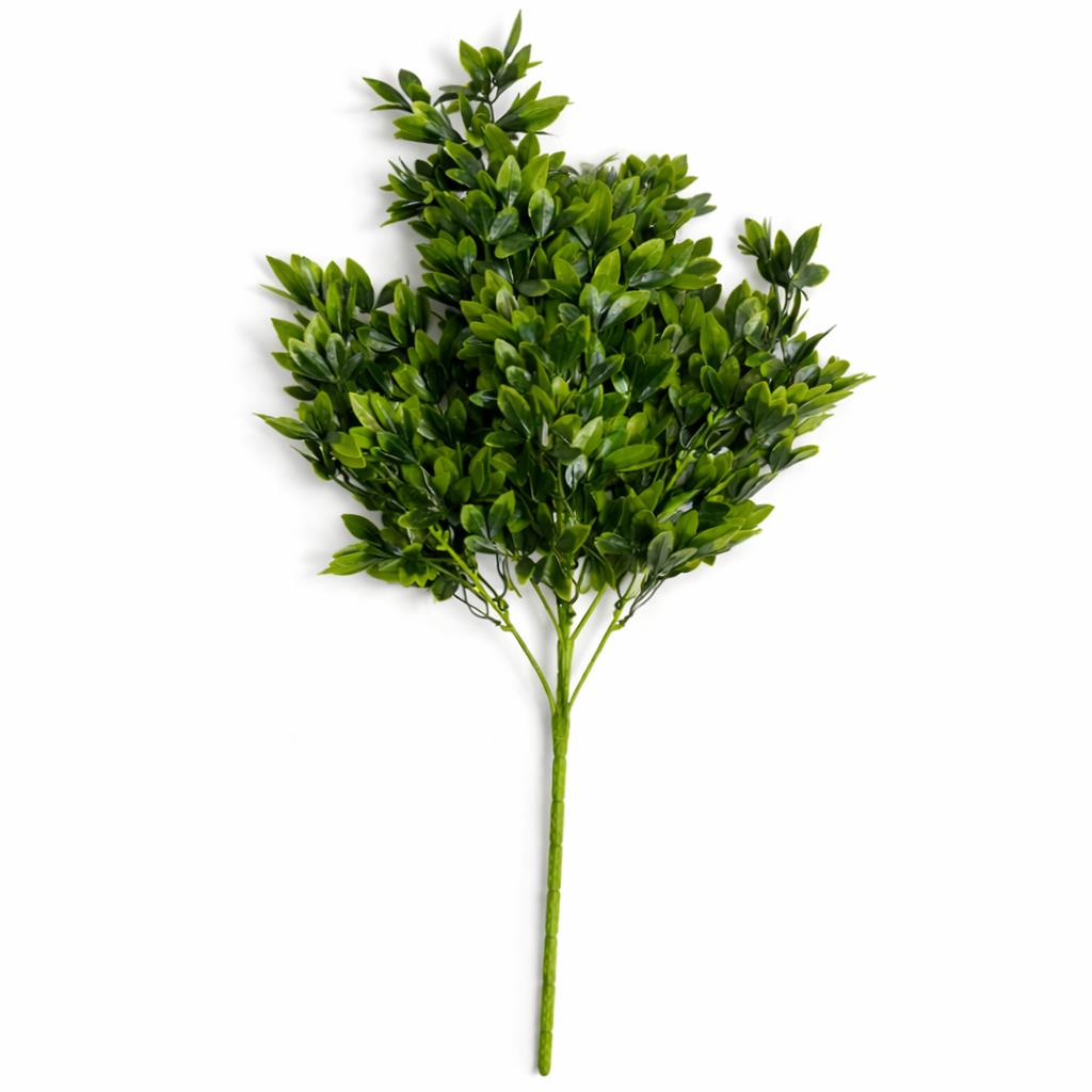 75cm Artificial Boxwood Leaf Bush Stem