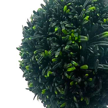 90cm Podocarpus Double Ball Topiary Tree Artificial – image 2