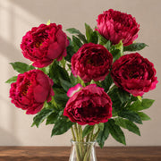 80cm Artificial Realistic Faux Peony Stem