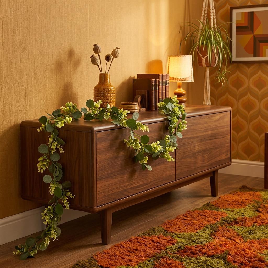 160cm Artificial Eucalyptus Style Garland Trailing Hanging Plant Faux Greenery Vine – image 9