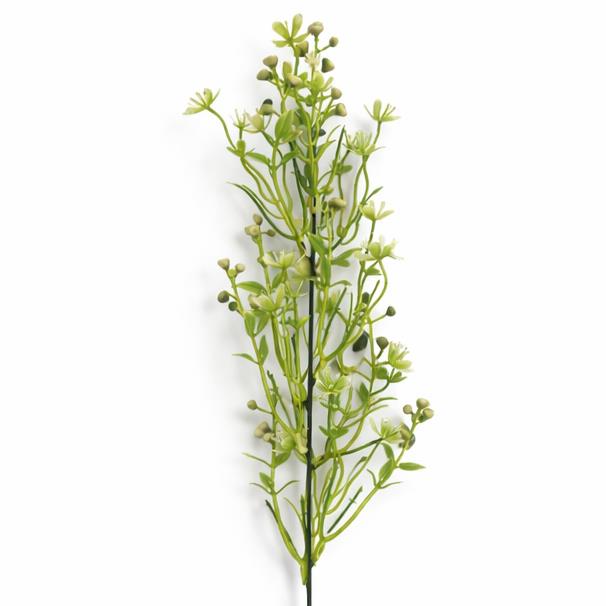 48cm Artificial Wild Berry Blossom Spray Stem Faux Green Floral Filler – image 6