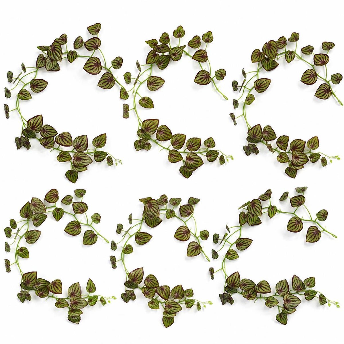160cm Artificial Watermelon Peperomia Leaf Garland Hanging Decoration – image 7