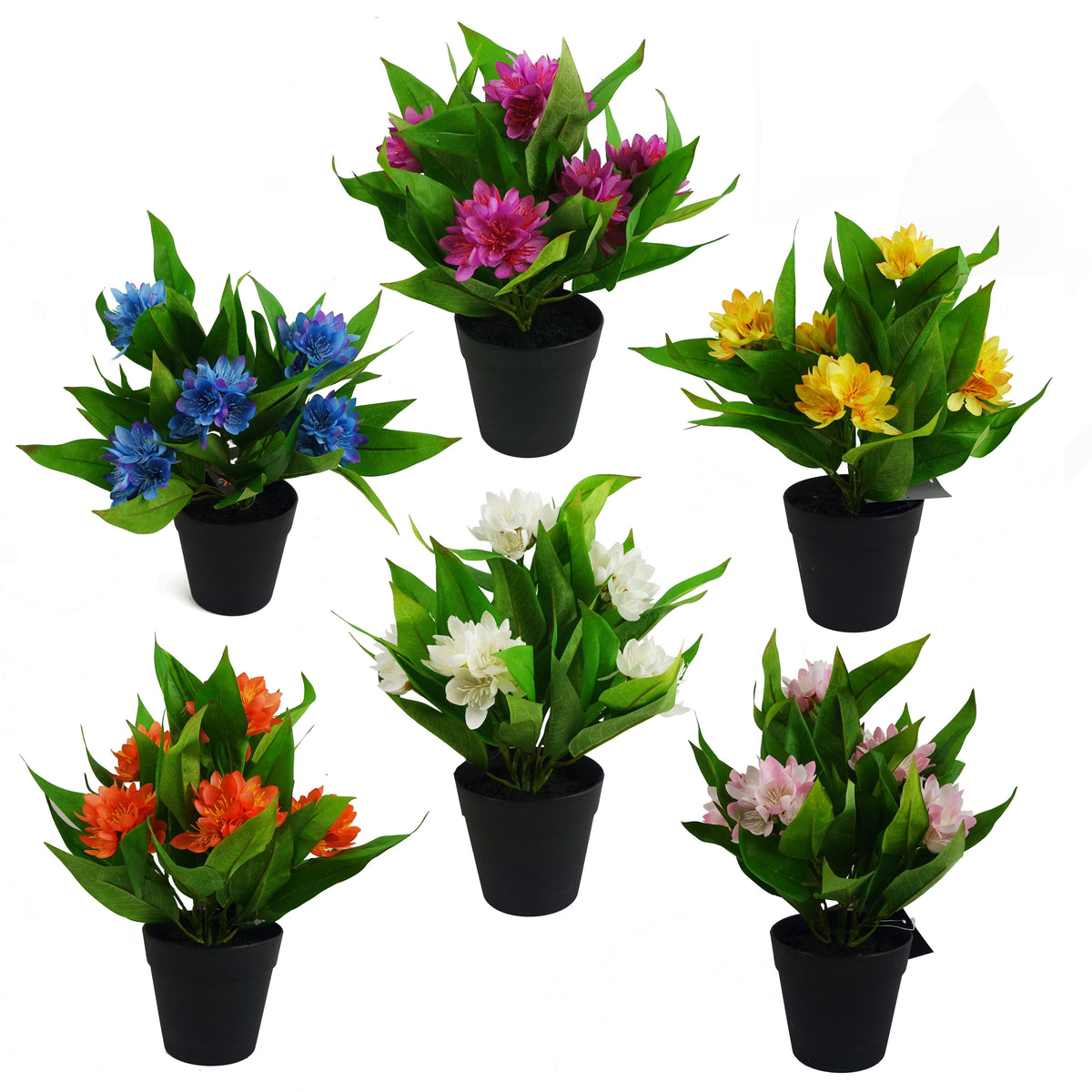 18cm Artificial Freesia Flowering Plant – image 2