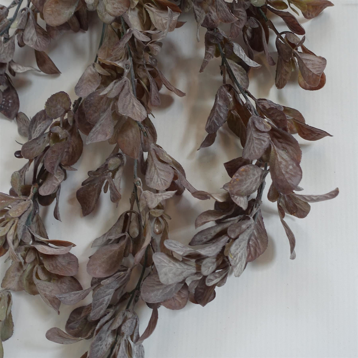 70cm Artificial Trailing Leaf Spray Stem - Dusty Purple