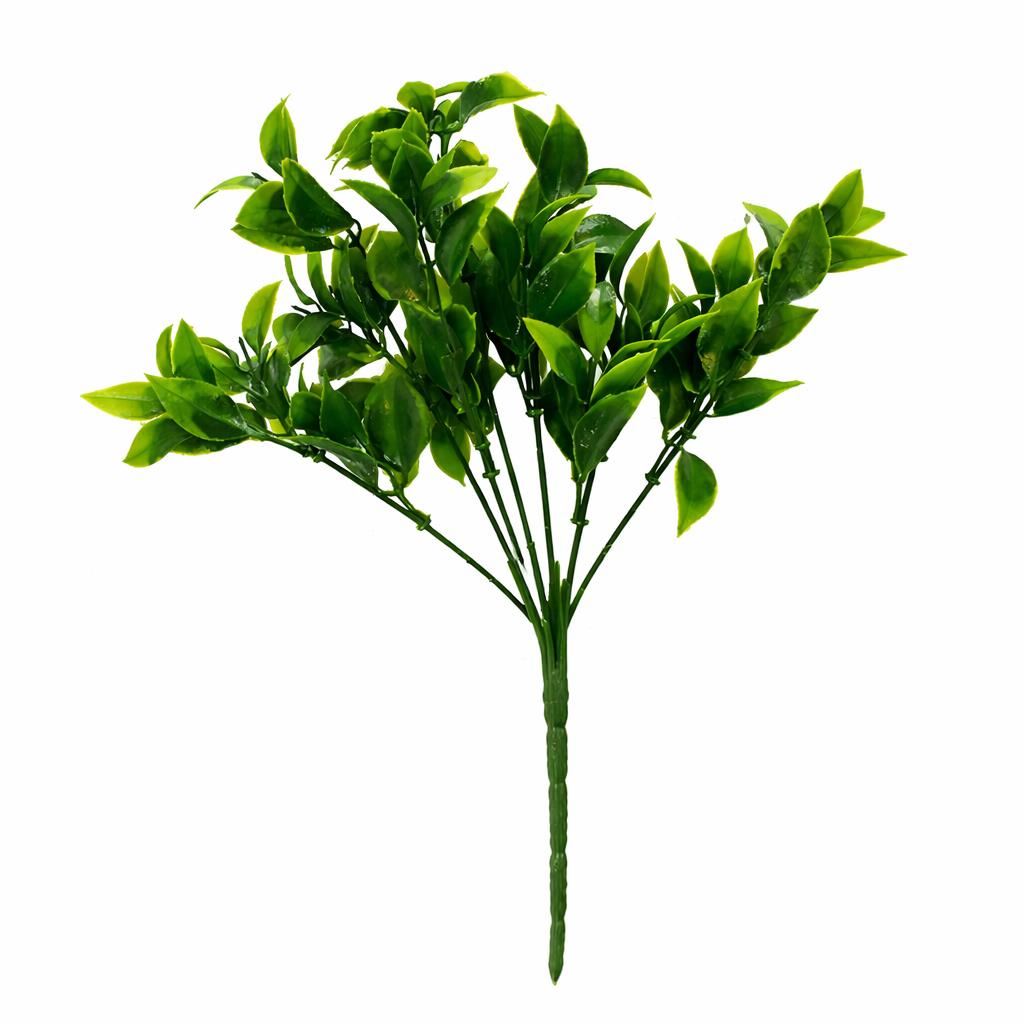 30cm Artificial Boxwood Leaf Foliage Spray Stem – image 6